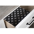 RIverside Furniture Cora Wood Two Drawer Nightstand in Cloud White & Fog Gray
