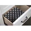 RIverside Furniture Cora Wood Two Drawer Nightstand in Cloud White & Fog Gray