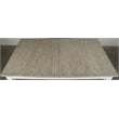 Riverside Furniture Cora Wood Dining Table in Cloud White and Fog Gray
