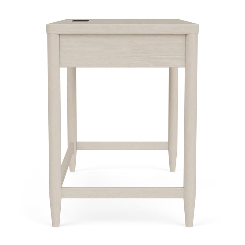 Riverside Furniture Maren Writing Desk in Sand Wood White
