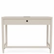 Riverside Furniture Maren Writing Desk in Sand Wood White