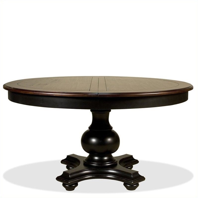 Riverside Furniture Williamsport 5 Piece Dining Table Set in Nutmeg