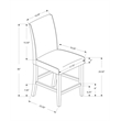 Dining Chair Set Of 2 Upholstered Kitchen Dining Room Pu Leather Look Grey
