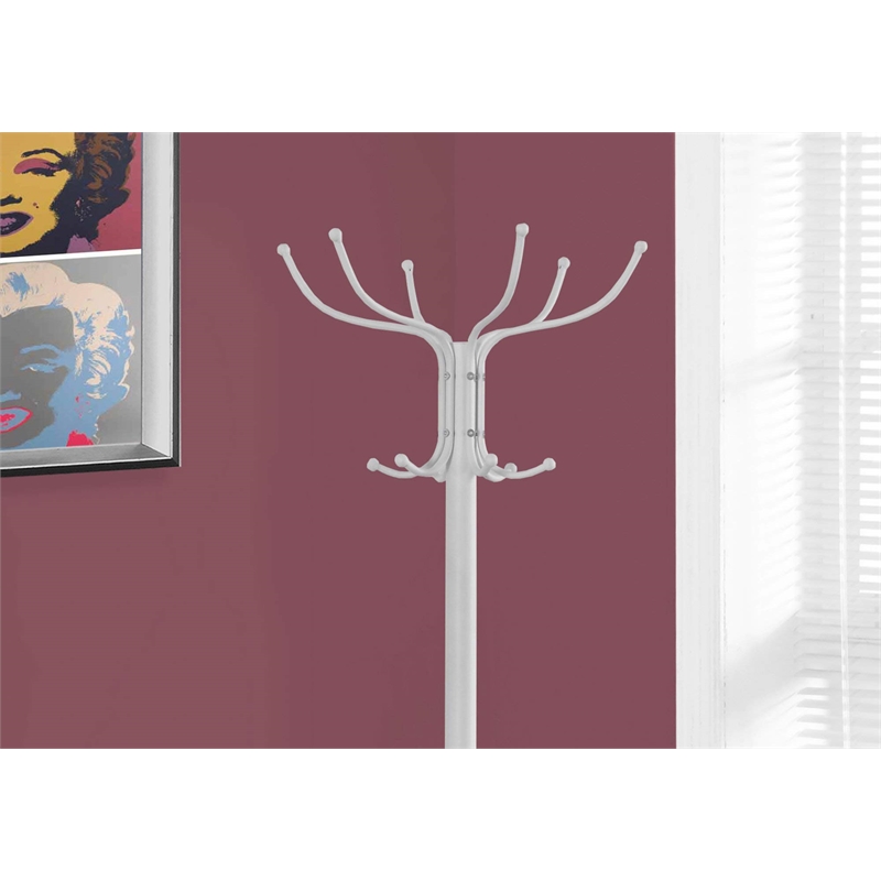 Coat Rack Hall Tree 12 Hooks Entryway 70