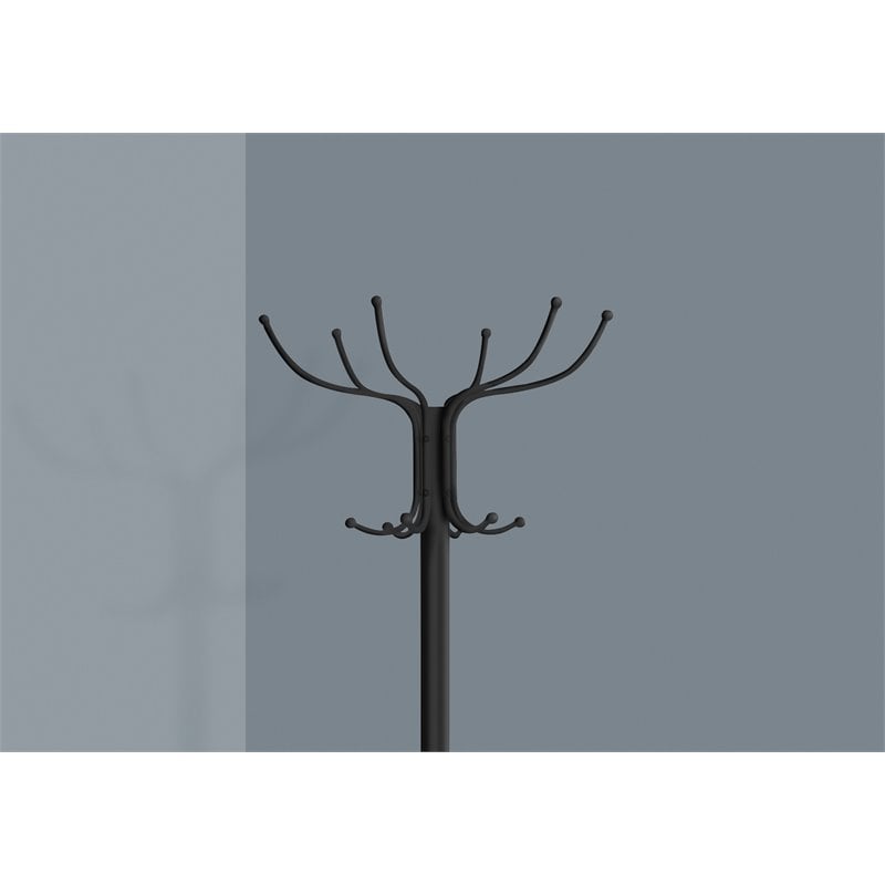 Coat Rack Hall Tree 12 Hooks Entryway 70
