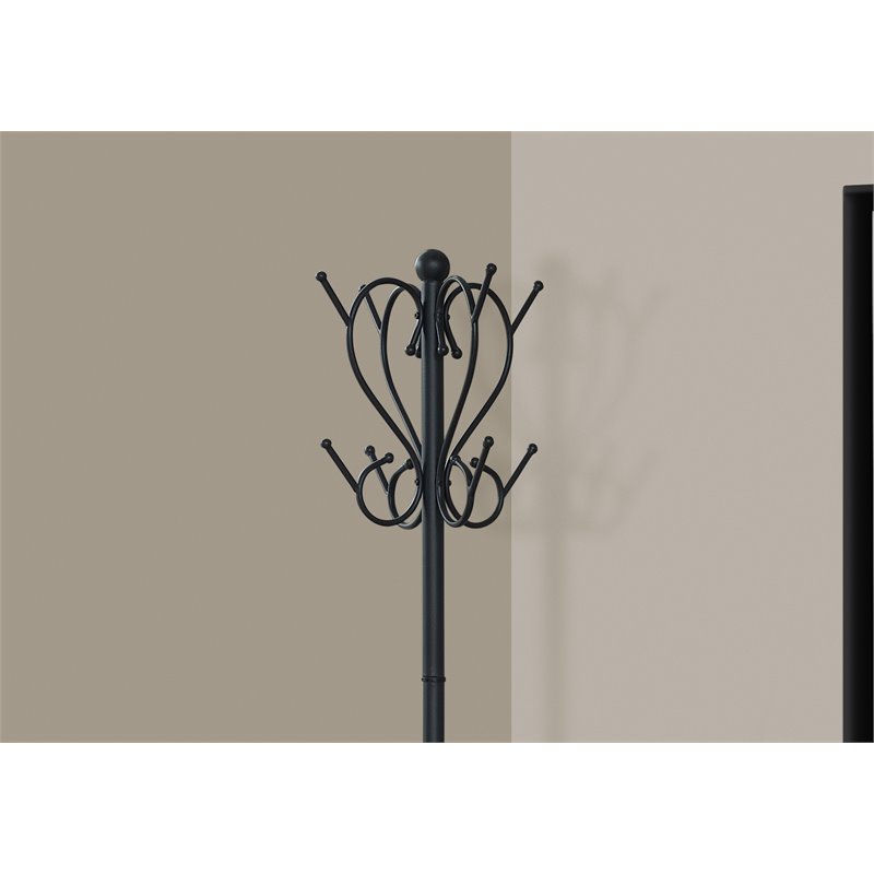 Coat Rack Hall Tree 8 Hooks Entryway 71
