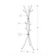 Coat Rack Hall Tree 11 Hooks Entryway 74