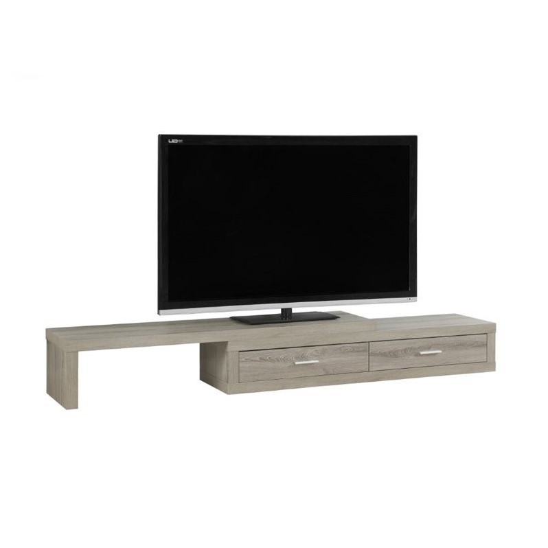 Expandable Tv Stand In Dark Taupe I 2679