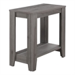 Accent Table Side End Nightstand Lamp Living Room Bedroom Laminate Grey