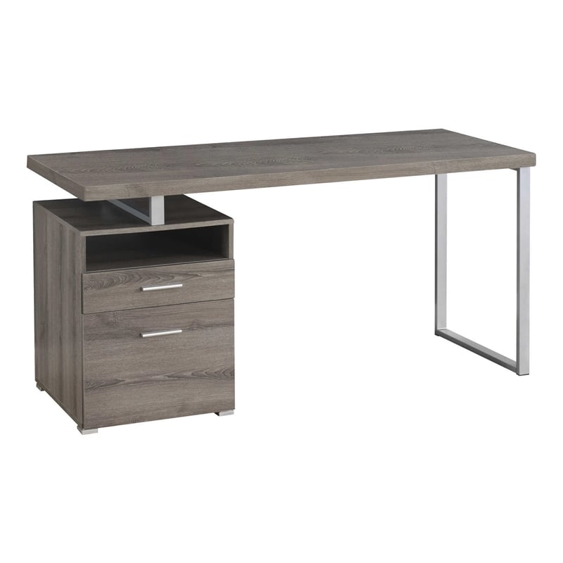 Computer Desk Home Office Laptop Storage Drawers 60