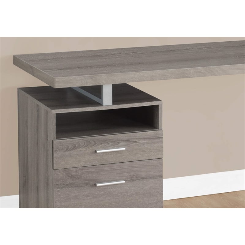 Computer Desk Home Office Laptop Storage Drawers 60