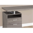 Computer Desk Home Office Laptop Storage Drawers 60