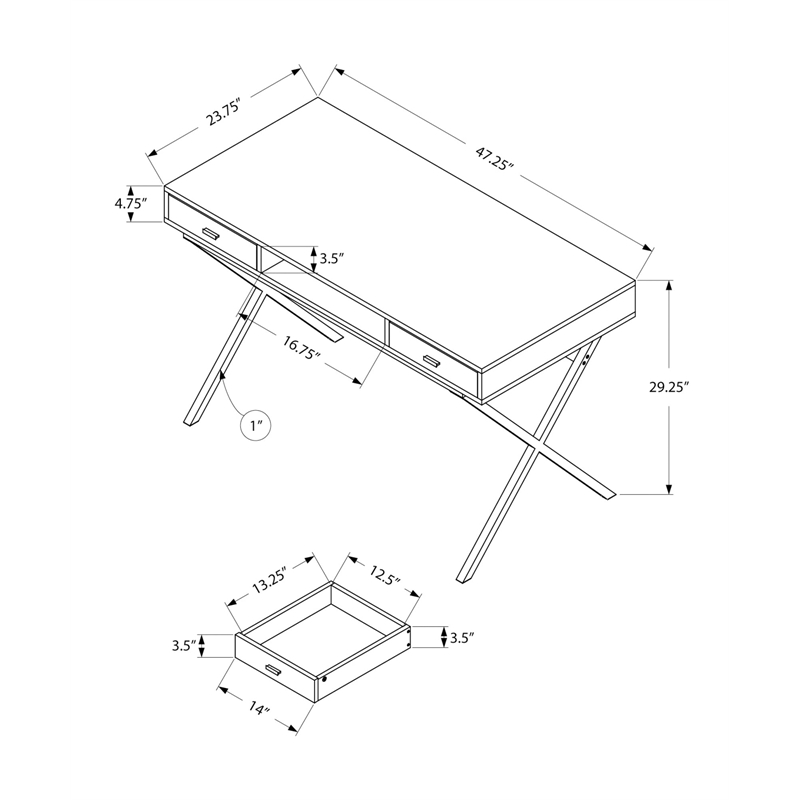 Computer Desk Home Office Laptop 48