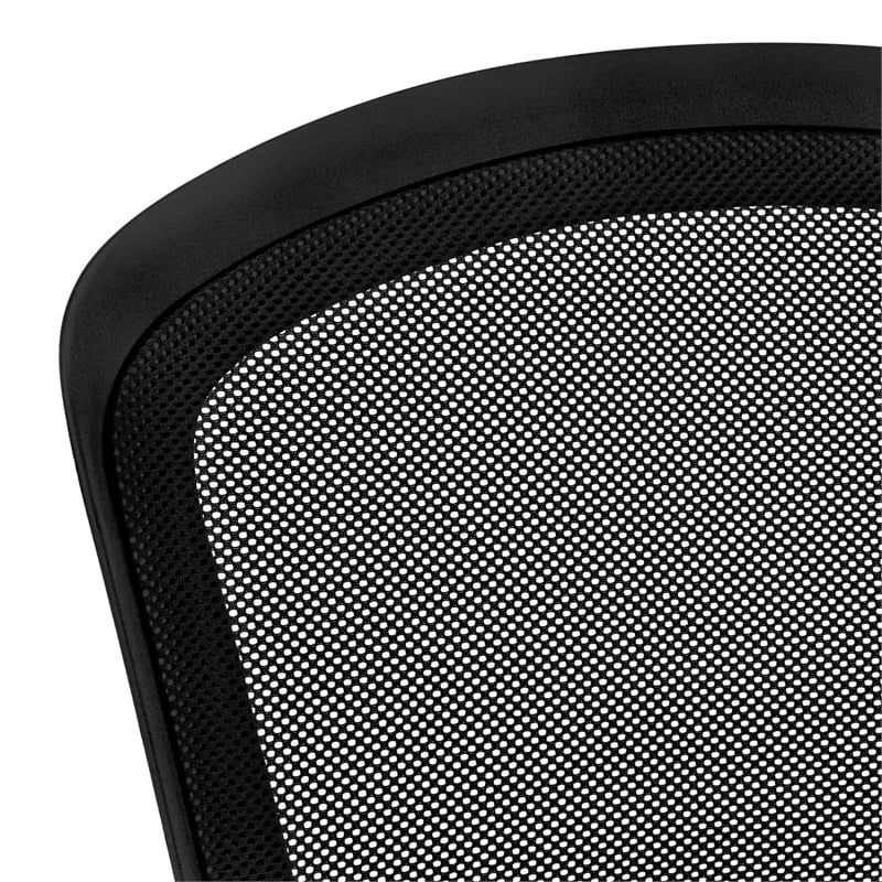 Office Chair Swivel Ergonomic Armrests Computer Desk Work Metal Black