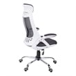 Office Chair Swivel Ergonomic Armrests Computer Desk Work Metal White