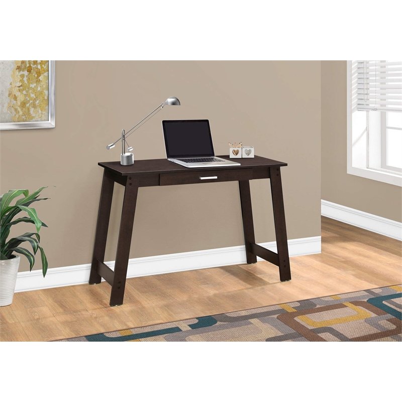 Computer Desk Home Office Laptop Storage Drawers Work Laminate Brown