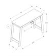 Computer Desk Home Office Laptop Storage Drawers Work Laminate Brown