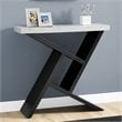 Accent Table Console Entryway Narrow Sofa Bedroom Laminate Grey