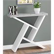 Accent Table Console Entryway Narrow Sofa Bedroom Laminate Gray White