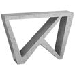 Accent Table Console Entryway Narrow Sofa Bedroom Laminate Grey