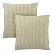 Pillows Set Of 2 Accent Sofa Couch Bedroom Polyester Green