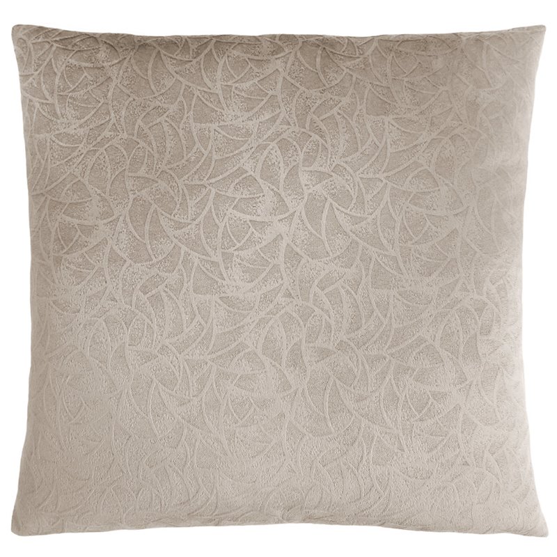Pillows 18 X 18 Square Accent Sofa Couch Bedroom Polyester Beige