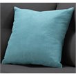 Pillows 18 X 18 Square Accent Sofa Couch Bedroom Polyester Blue