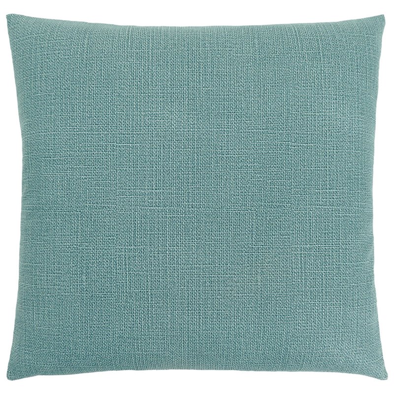 Pillows 18 X 18 Square Accent Sofa Couch Bedroom Polyester Blue
