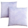 Pillows Set Of 2 Accent Sofa Couch Bedroom Polyester Purple