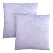 Pillows Set Of 2 Accent Sofa Couch Bedroom Polyester Purple