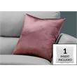 Pillows 18 X 18 Square Accent Sofa Couch Bedroom Polyester Pink