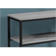 Accent Table Console Entryway Narrow Sofa Living Room Bedroom Metal Grey