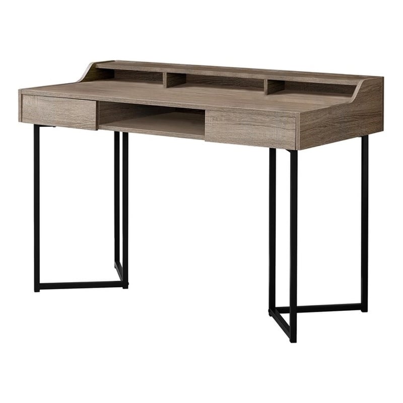 Computer Desk Home Office Laptop Storage Drawers 48