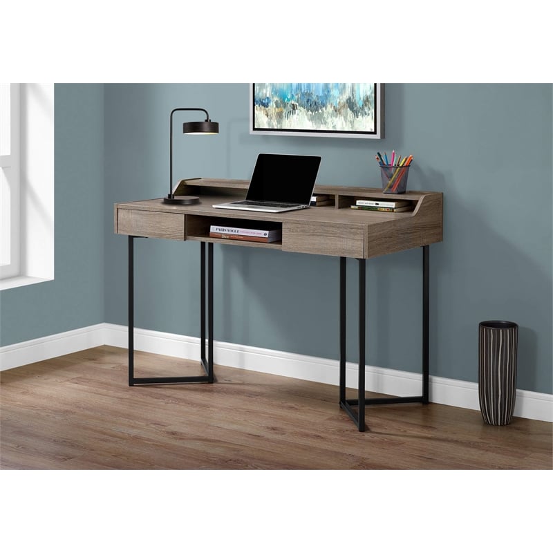 Computer Desk Home Office Laptop Storage Drawers 48