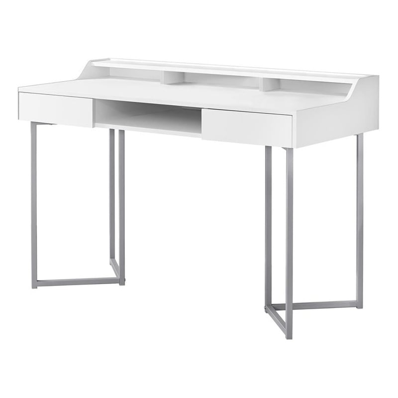 Computer Desk Home Office Laptop Storage Drawers 48