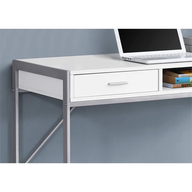 Computer Desk Home Office Laptop Storage Drawers 48