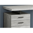 Computer Desk Home Office Laptop Storage Drawers 48