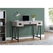 Computer Desk Home Office Laptop Storage Drawers 48