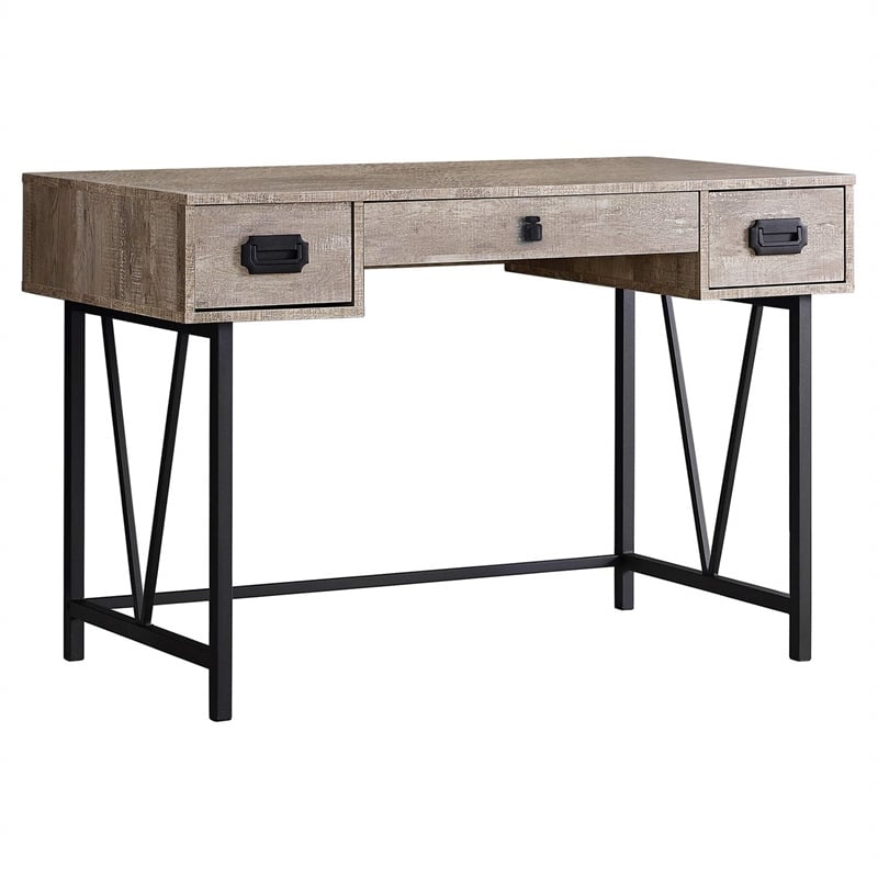 Computer Desk Home Office Laptop Storage Drawers 48