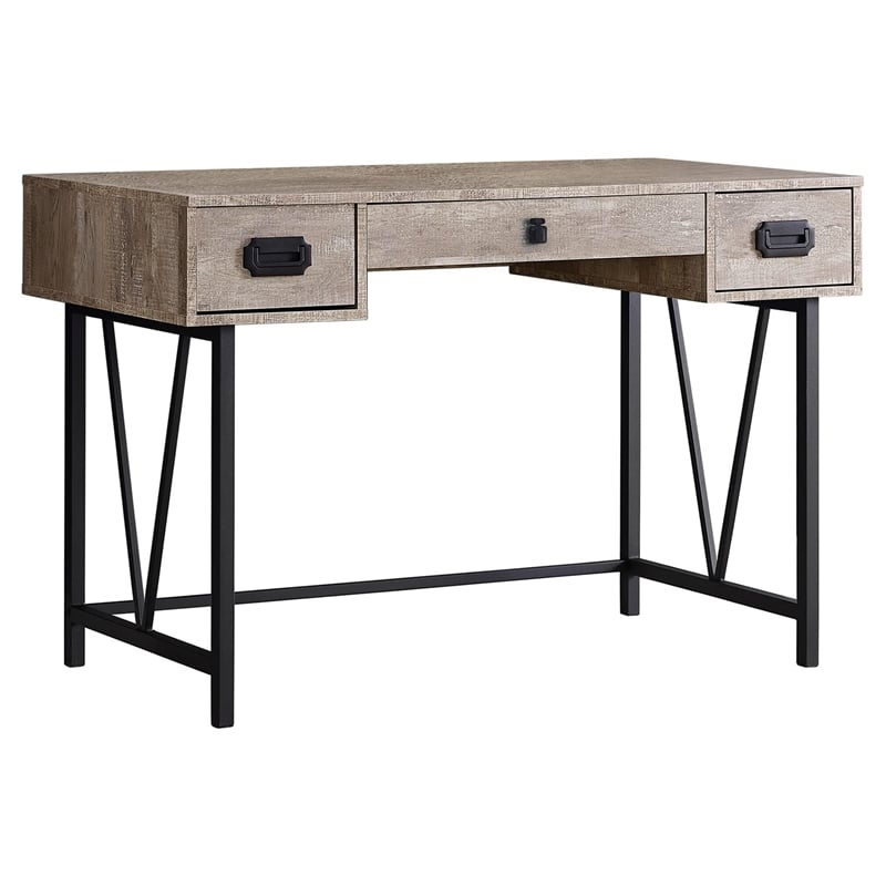 Computer Desk Home Office Laptop Storage Drawers 48