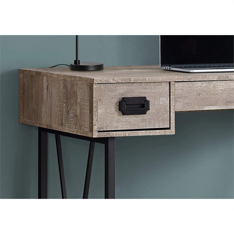 Computer Desk Home Office Laptop Storage Drawers 48