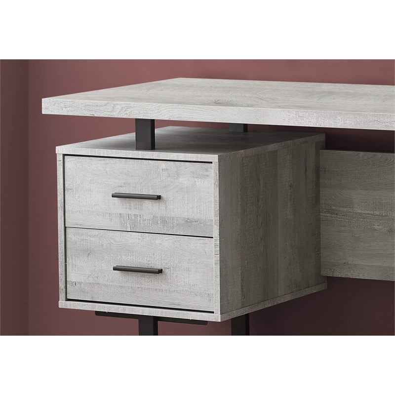 Computer Desk Home Office Laptop Storage Drawers 60