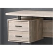 Computer Desk Home Office Laptop Storage Drawers 60