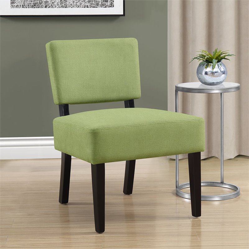 Monarch Slipper Chair In Lime Green And Black Ebay