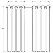 Curtain Panel 2pcs Set 54