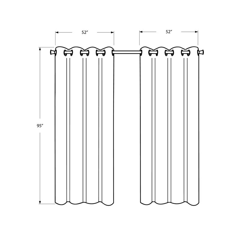 Curtain Panel 2pcs Set 54