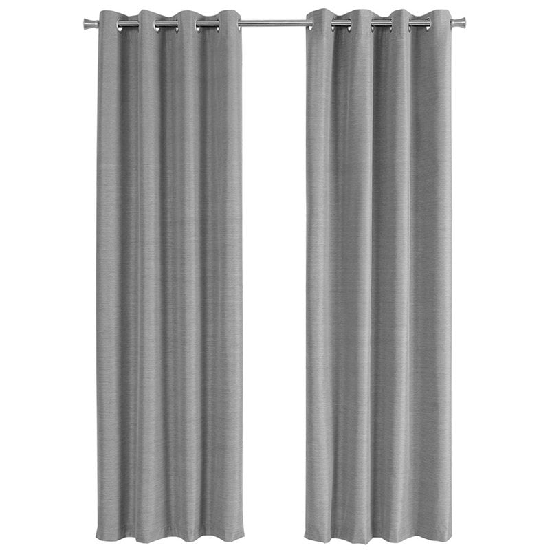 curtain panel 54&quotw x 95&quotl grommet bedroom kitchen thermal insulation grey