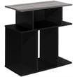 Accent Table Side End Nightstand Lamp Living Room Bedroom Laminate Black