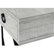Accent Table Console Entryway Narrow Sofa Living Room Bedroom Metal Grey