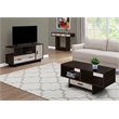Tv Stand 48 Inch Console Drawers Living Room Bedroom Laminate Brown